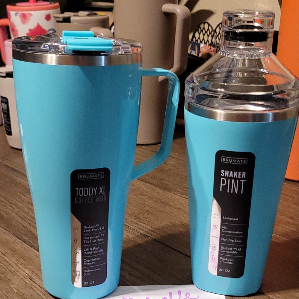 Brumate Aqua Pint Shaker and Toddy XL BNWT